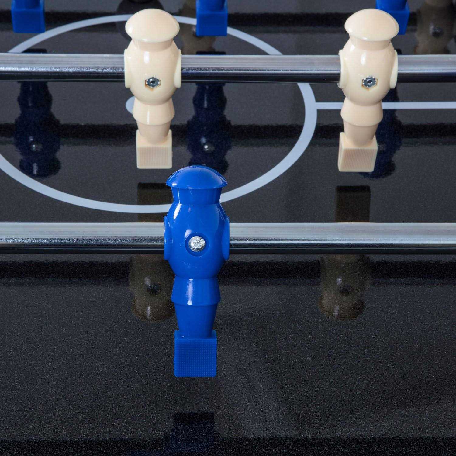 Atomic Azure LED Light Up Foosball Table - Sports Supplies Online Store