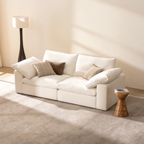 Cloud Couch Oversized Modular Sectional Sofa True Relax Comfy Couches Wide&Deep Seat Sofas for Living Room Metal Frame Furniture Sets