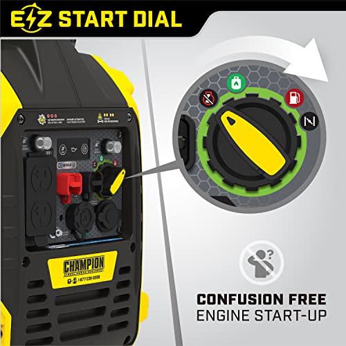 Champion Power Equipment 2500-Watt Dual Fuel Ultralight Portable Inverter Generator with Quiet Technology and CO Shield