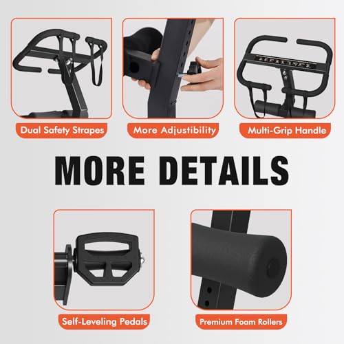 GMWD Stretch Machine, Full Body Stretching Equipment for Flexibility Training, Adjustable Leg Stretcher Machine, Lower Back Stretcher