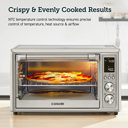 COSORI 11-in-1 Air Fryer Oven , 13Qt Small Footprint Airfryer combo with Rotisserie, Toast, Bake, Roast, Reheat Functions and more