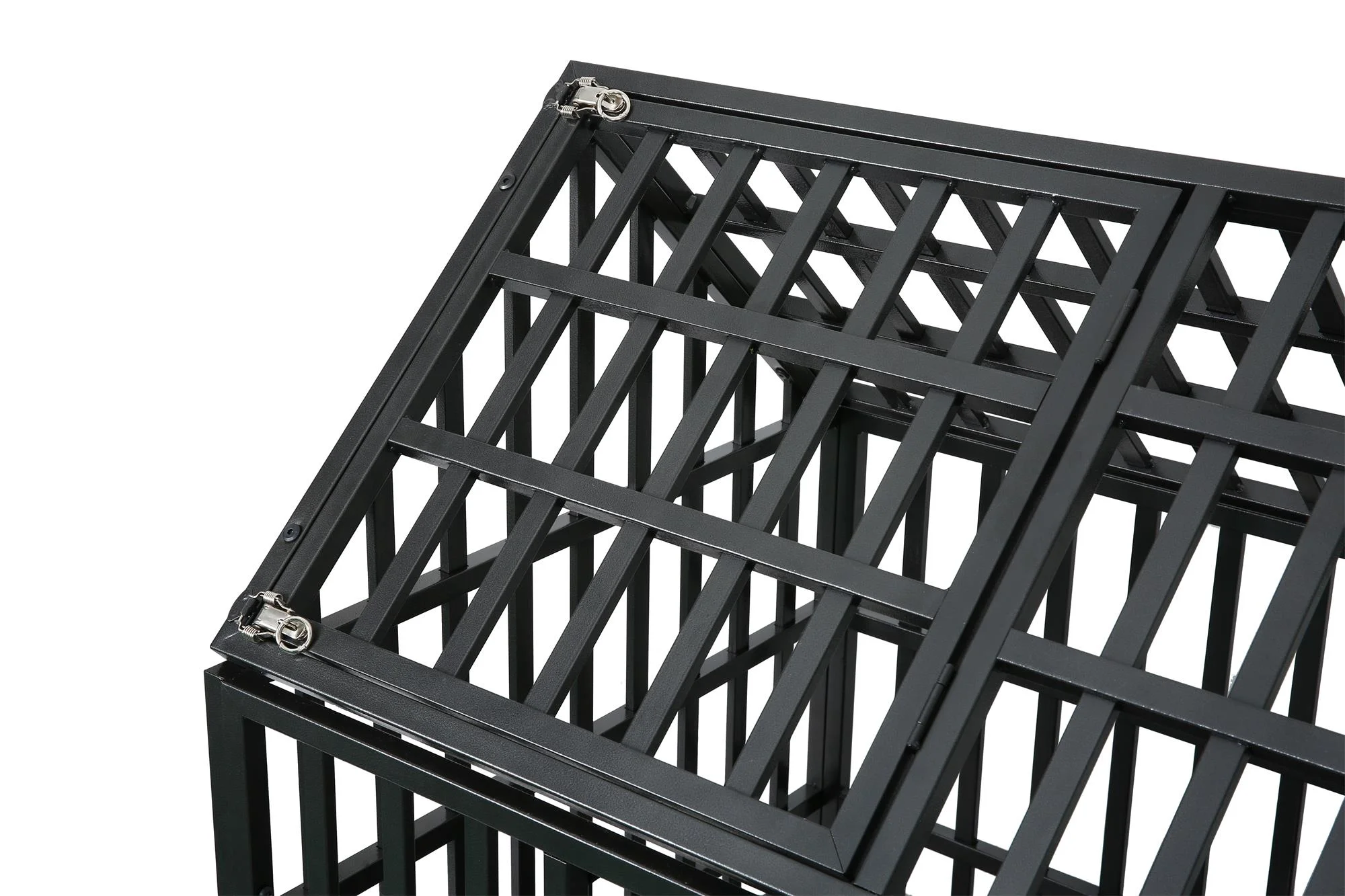 Dcenta Heavy Duty Dog Cage Crate with Roof