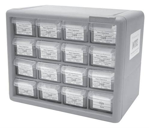 NTE Electronics CK-02 Electrolytic Capacitor Kit Assorted Capacitance Values