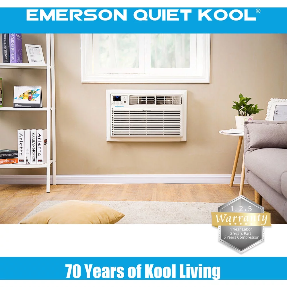 Emerson Quiet Kool 230V 14,000 BTU Through-the-Wall Air Conditioner with Remote Control