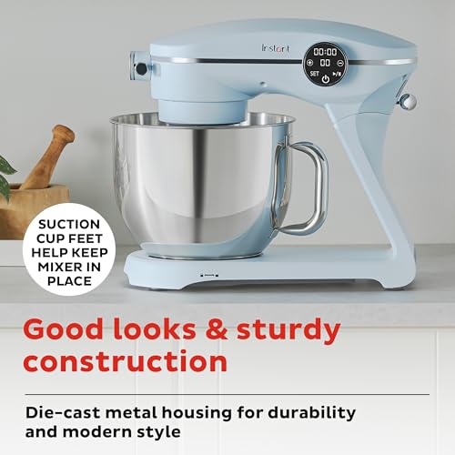 Instant Pot Stand Mixer Pro,600W 10-Speed Electric Mixer with Digital Interface,7.4-Qt Stainless Steel Bowl,From the Makers of Instant Pot