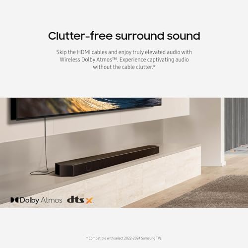 SAMSUNG Soundbar w/Dolby Audio 2022 (Renewed)