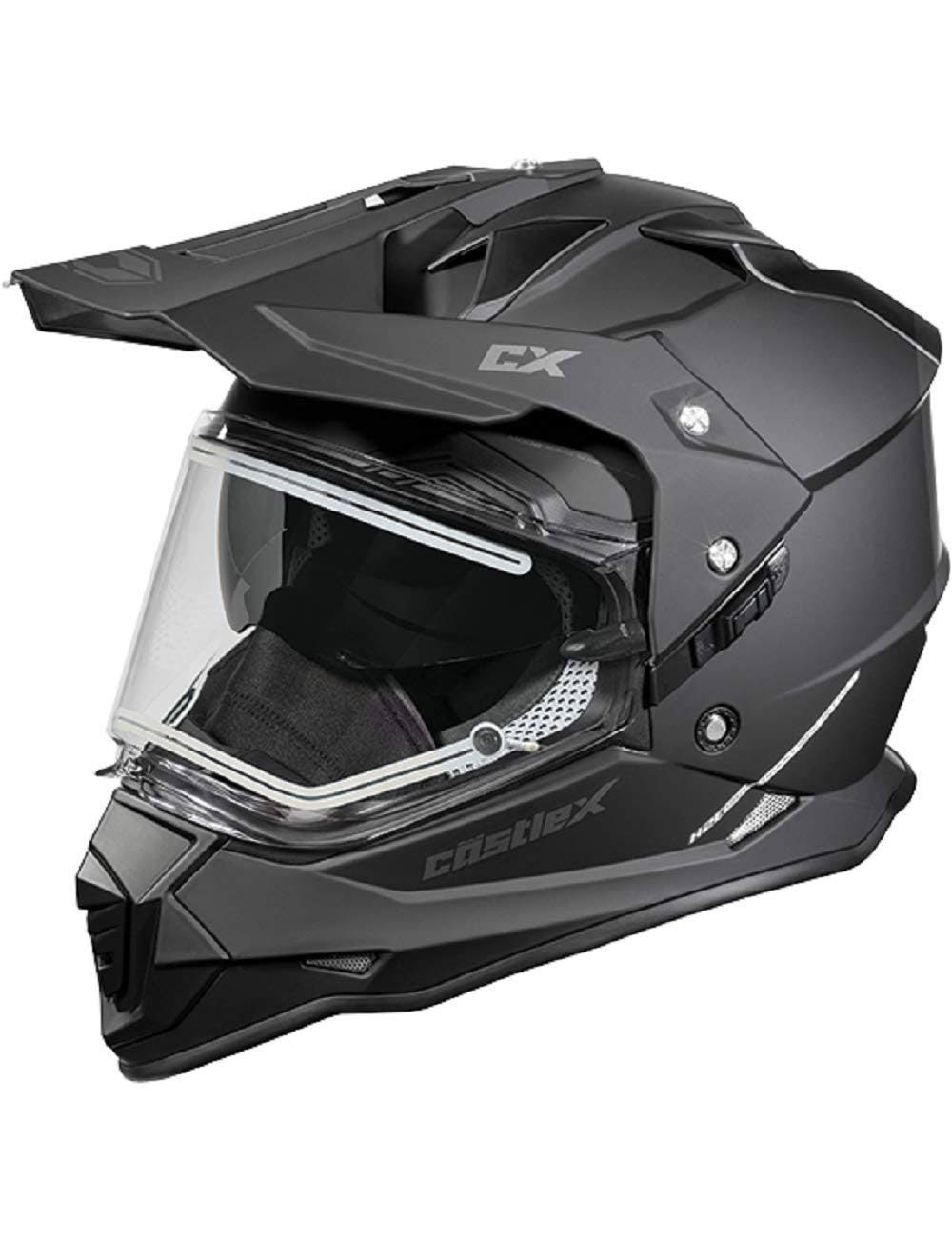 Castle x Mode Dual-Sport SV Electric Snowmobile Helmet 2XL Matte Black