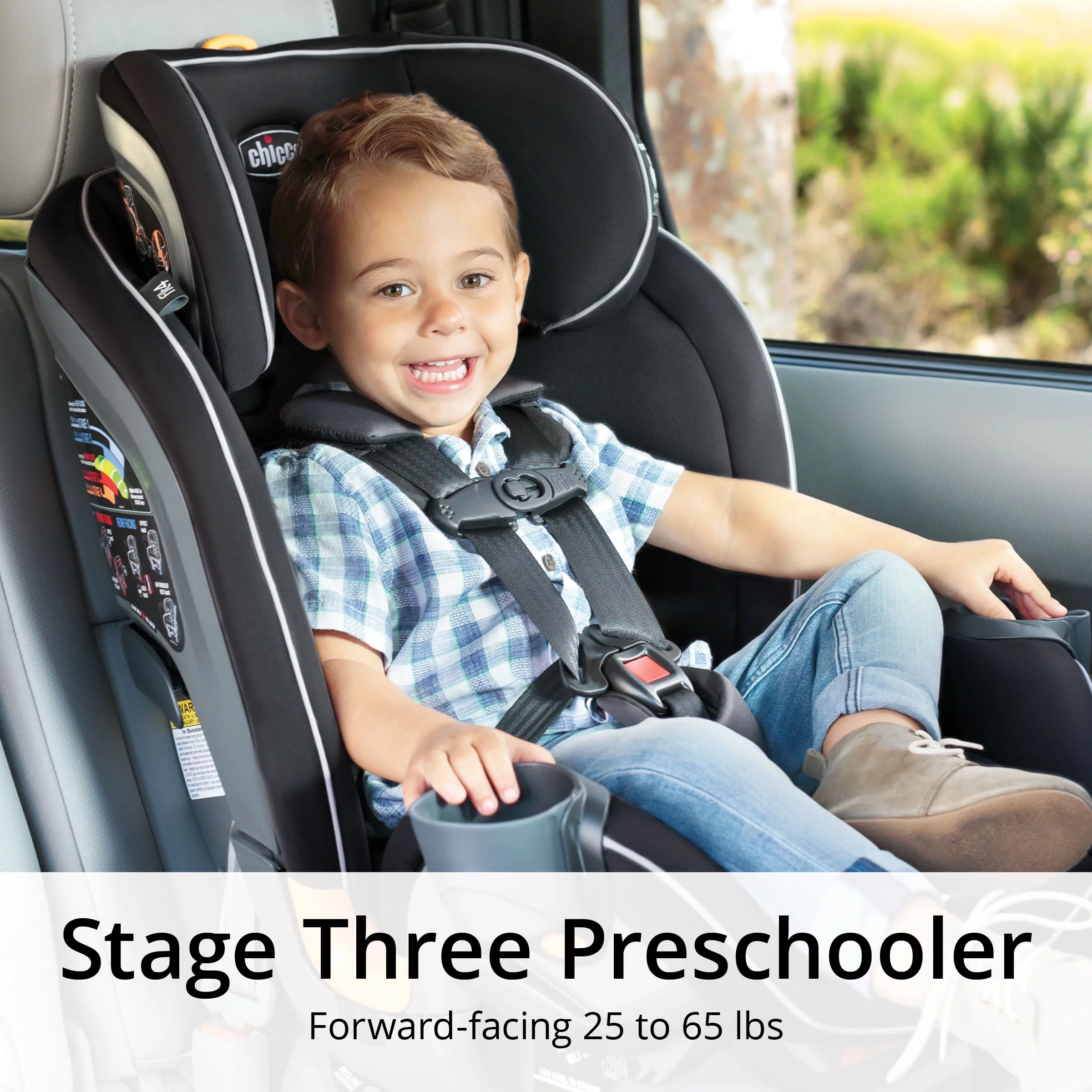Chicco Fit4 4-in-1 Convertible Car Seat - Carina (Navy/Purple)