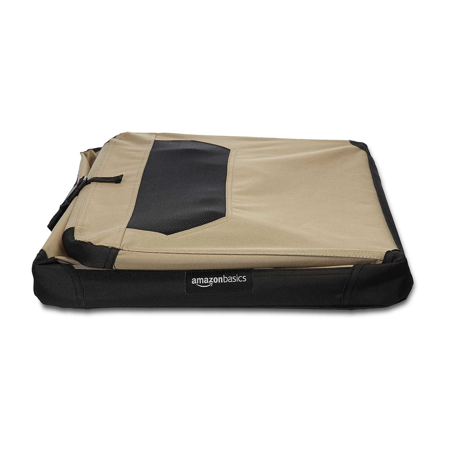Amazon Basics 2-door Soft-sided Folding Travel Crate Dog Kennel - Pet Supplies online store
