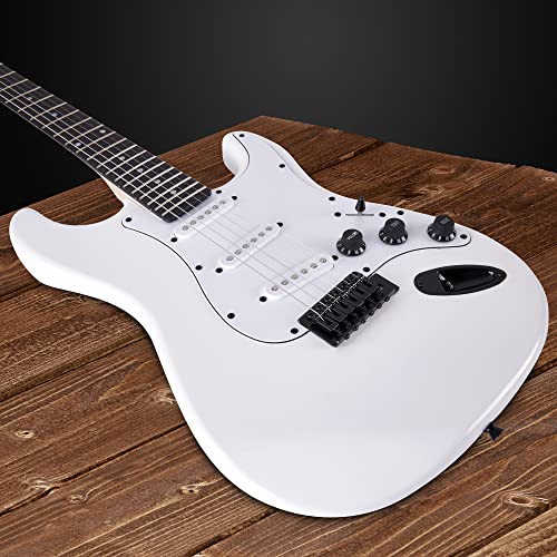 LyxPro Electric Guitar 39" inch Complete Beginner Starter kit Full Size with 20w Amp, Package Includes All Accessories, Digital Tuner, Strings, Picks