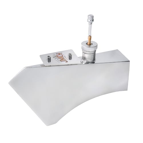 JMCHSTORE Stainless Steel Mini Bike Gas Fuel Tank for Montser Mega moto MMB80 105cc, for Coleman RB100 Realtree RT100