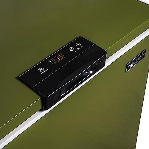 Newair 13.8 cu. ft. Upright Freezer, Fridge Freezer Convertible, Garage Ready Refrigerator, Frost Free Freezer with Door Alarm, Stand up Deep Freezer