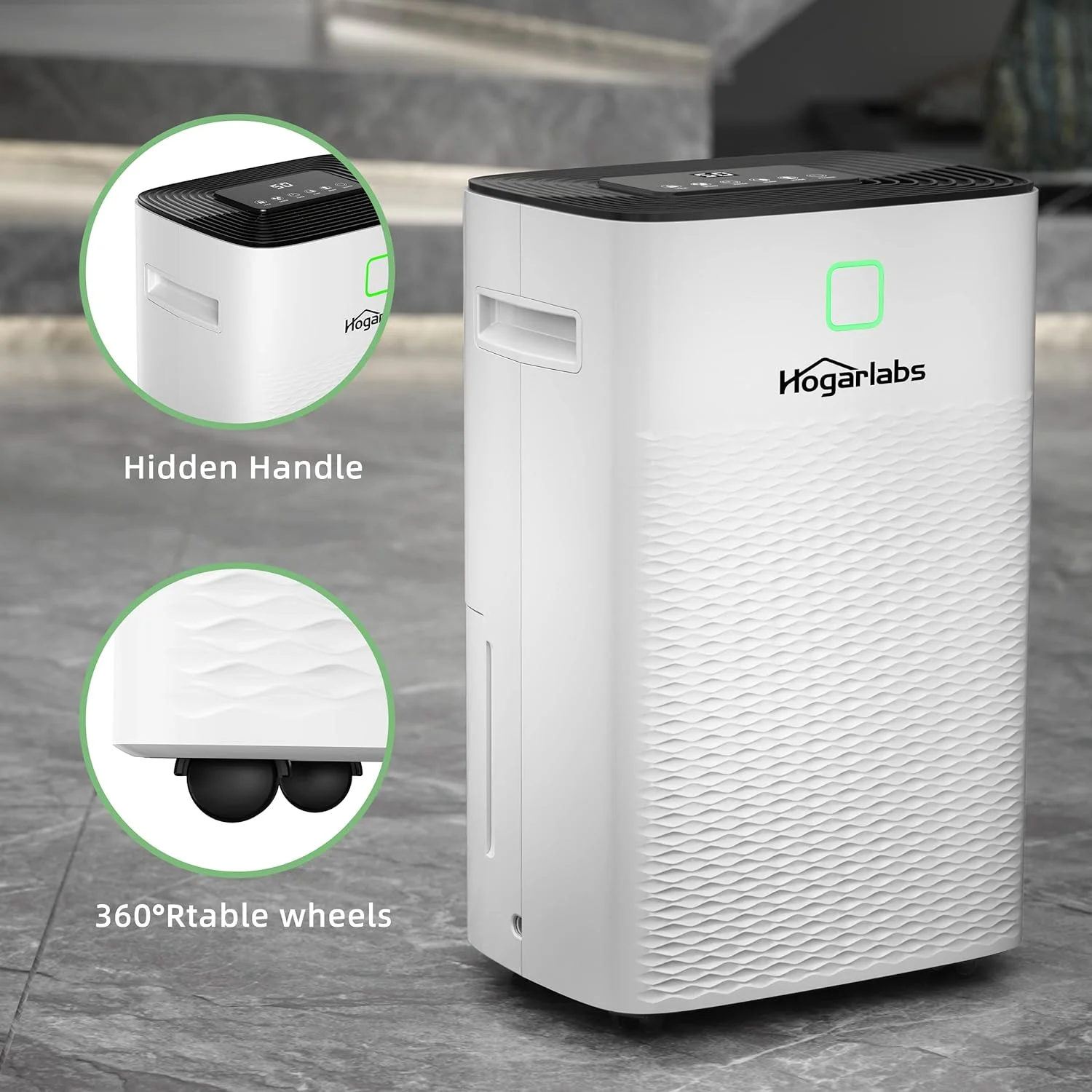 Open Box HOGARLABS 50 Pint Dehumidifiers PD08G - White