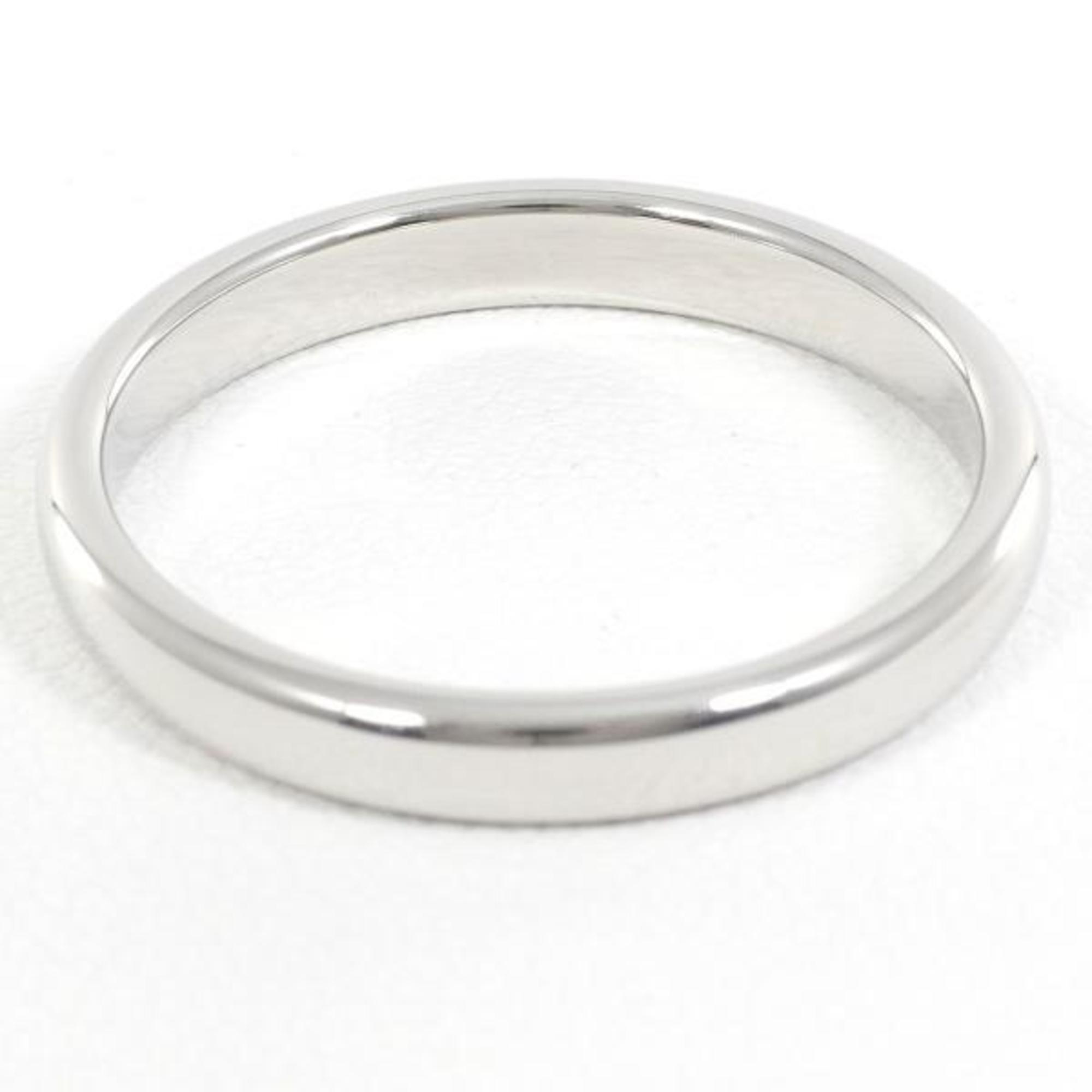 Pre-Owned Tiffany Classic Band 2 Set PT950 Ring No. 14 17.5 Total Weight Approx. 9.8g Jewelry (Good)