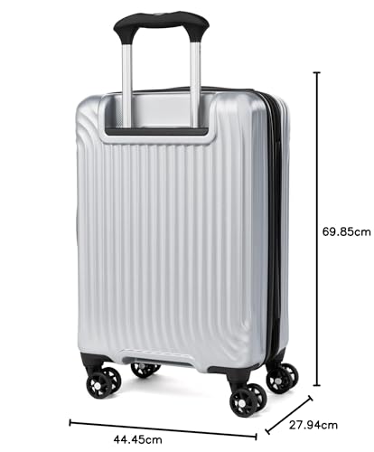 Travelpro Maxlite Air Hardside Expandable Carry on Luggage, 8 Spinner Wheels, Lightweight Hard Shell Polycarbonate Suitcase, Shadow Grey