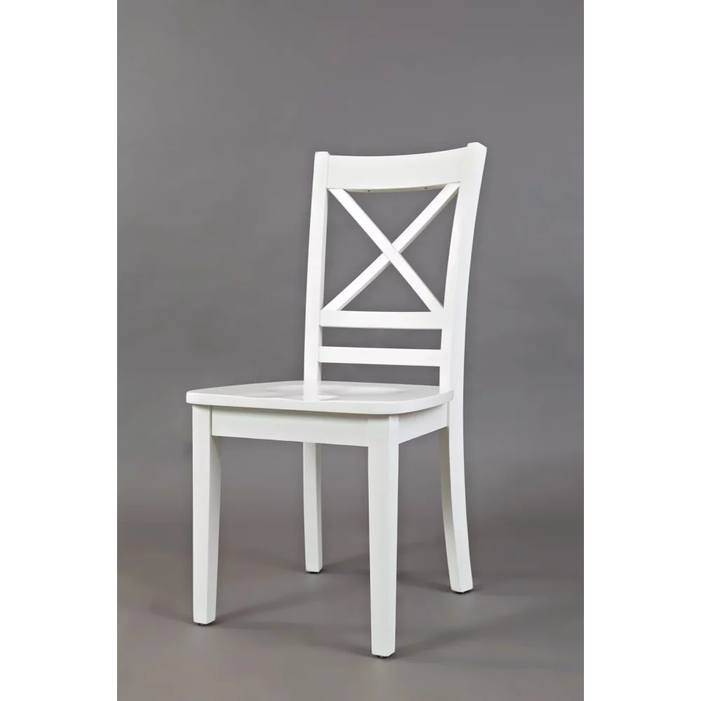 Jofran Simplicity Solid Wood Classic Cross-Back Dining Chair (Set of 2)
