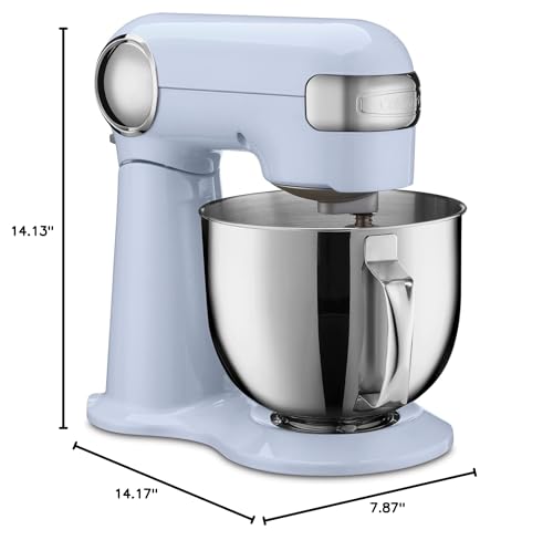 Cuisinart SMD-50BC Precision Pro 5.5-Quart Digital Stand Mixer With 12-Speeds, 3 Preprogrammed Food Prep Settings, Mixing Bowl, Whisk