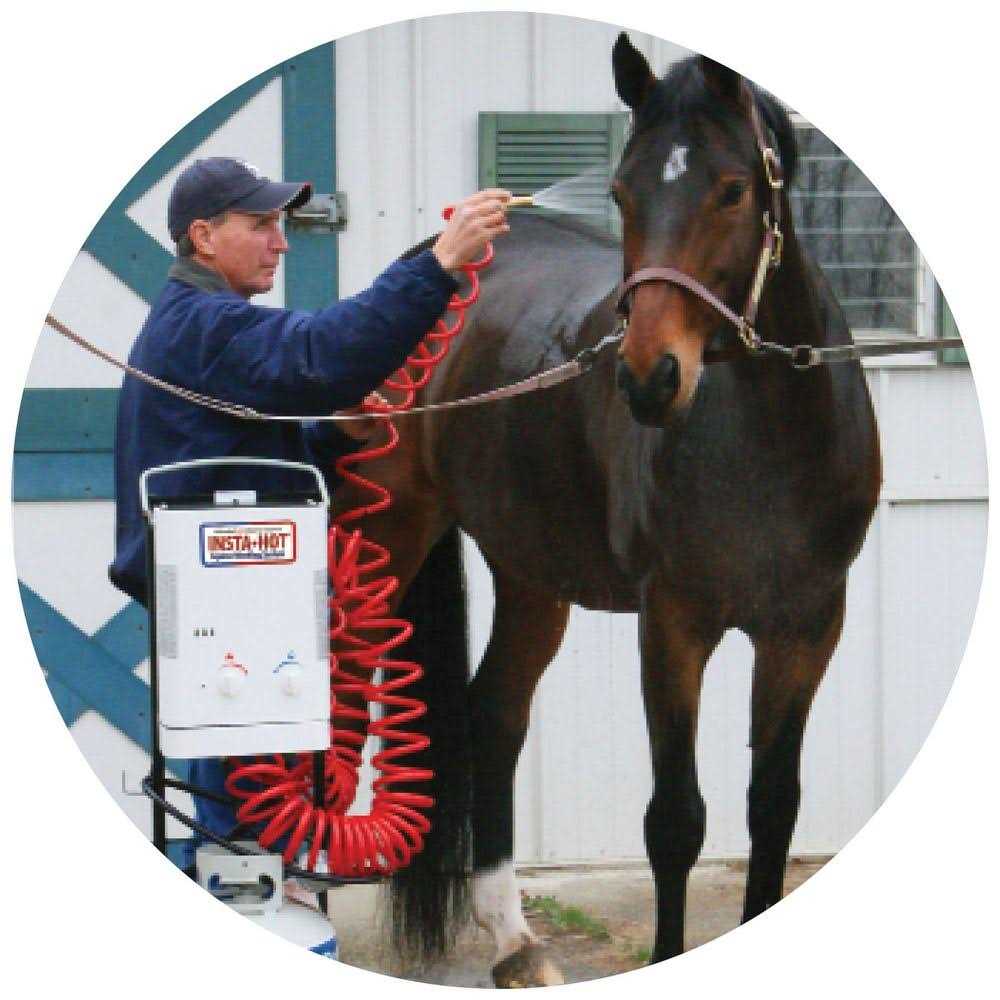 Insta-Hot Original Portable Equine Washing System with Cart - Sports Supplies Online Store