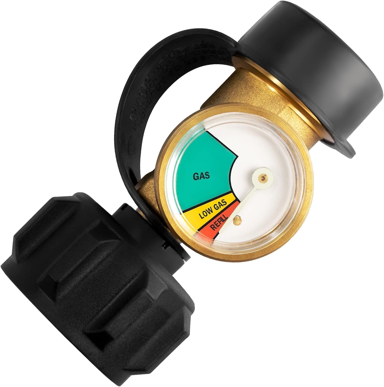Propane Tank Gauge Level Indicator Leak Detector for 5lb-40lb Propane Tanks (2 Pack), Universal for BBQ Gas Grill, Cylinder, RV Camper