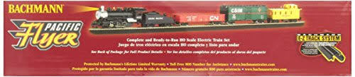 Bachmann Trains Pacific Flyer Ready-To-Run HO Scale Train Set