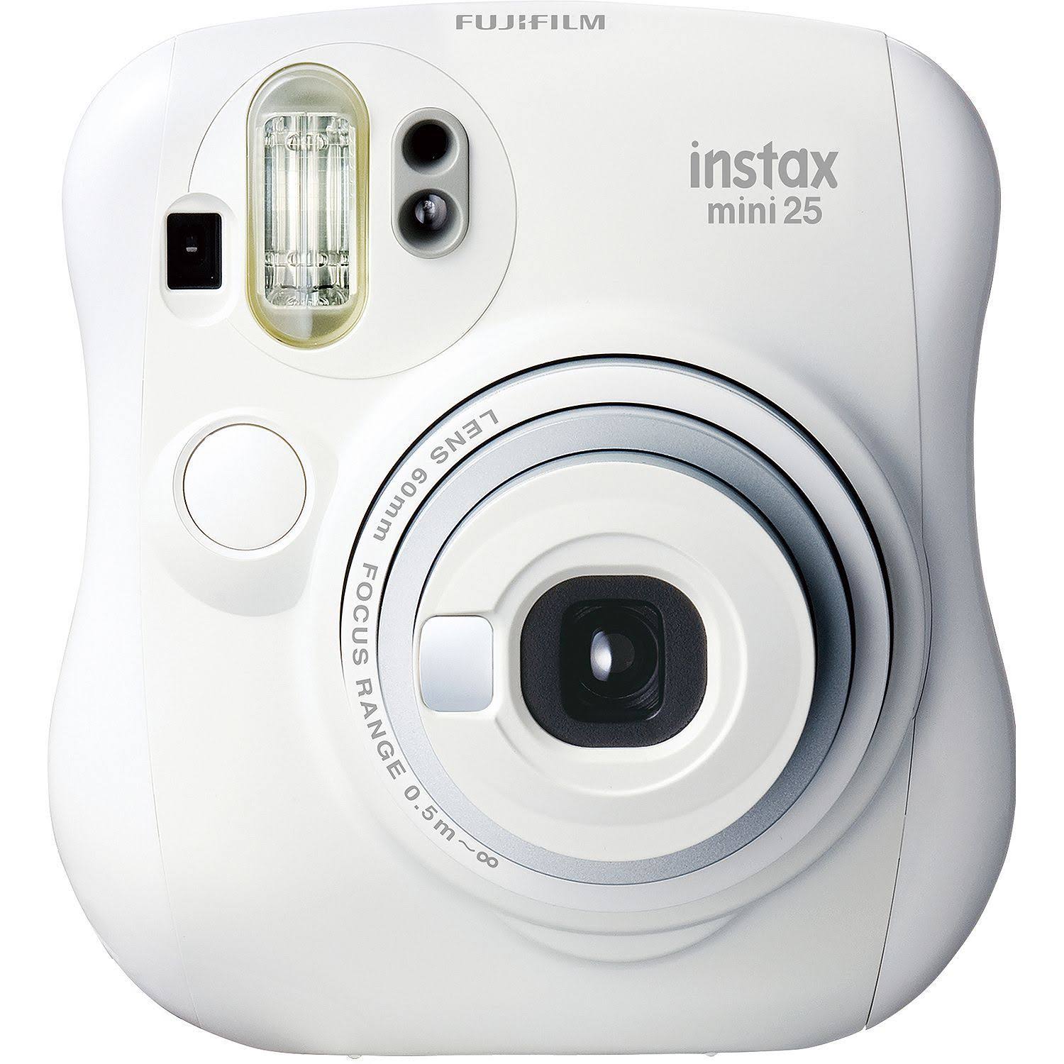 Fujifilm Instax Mini 25 Instant Film Camera - White