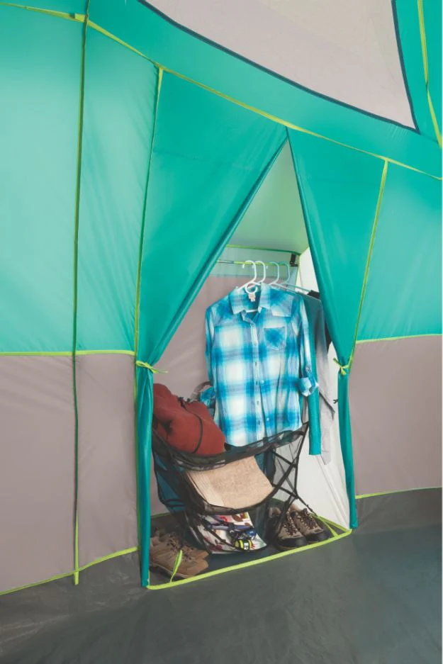 Coleman® 8-Person Tenaya Lake™ Fast Pitch™ Cabin Camping Tent with Closet, Light Blue