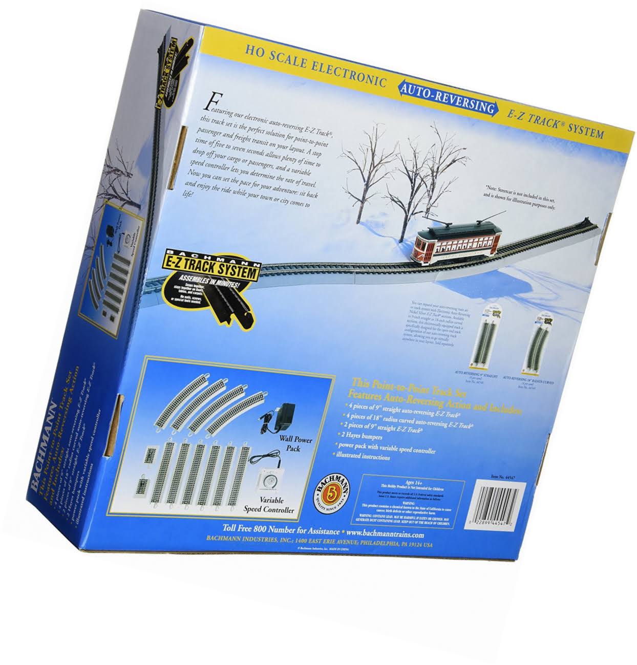 Bachmann Trains Nickel Silver E-Z Track Reversing System-Ho Scale