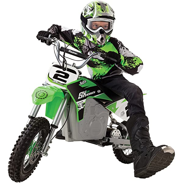 Razor Dirt Rocket Electric Motocross Off-Road Bike - SX350, SX500, MX350, MX650 Models Mx650 (Yellow) Standard Packaging