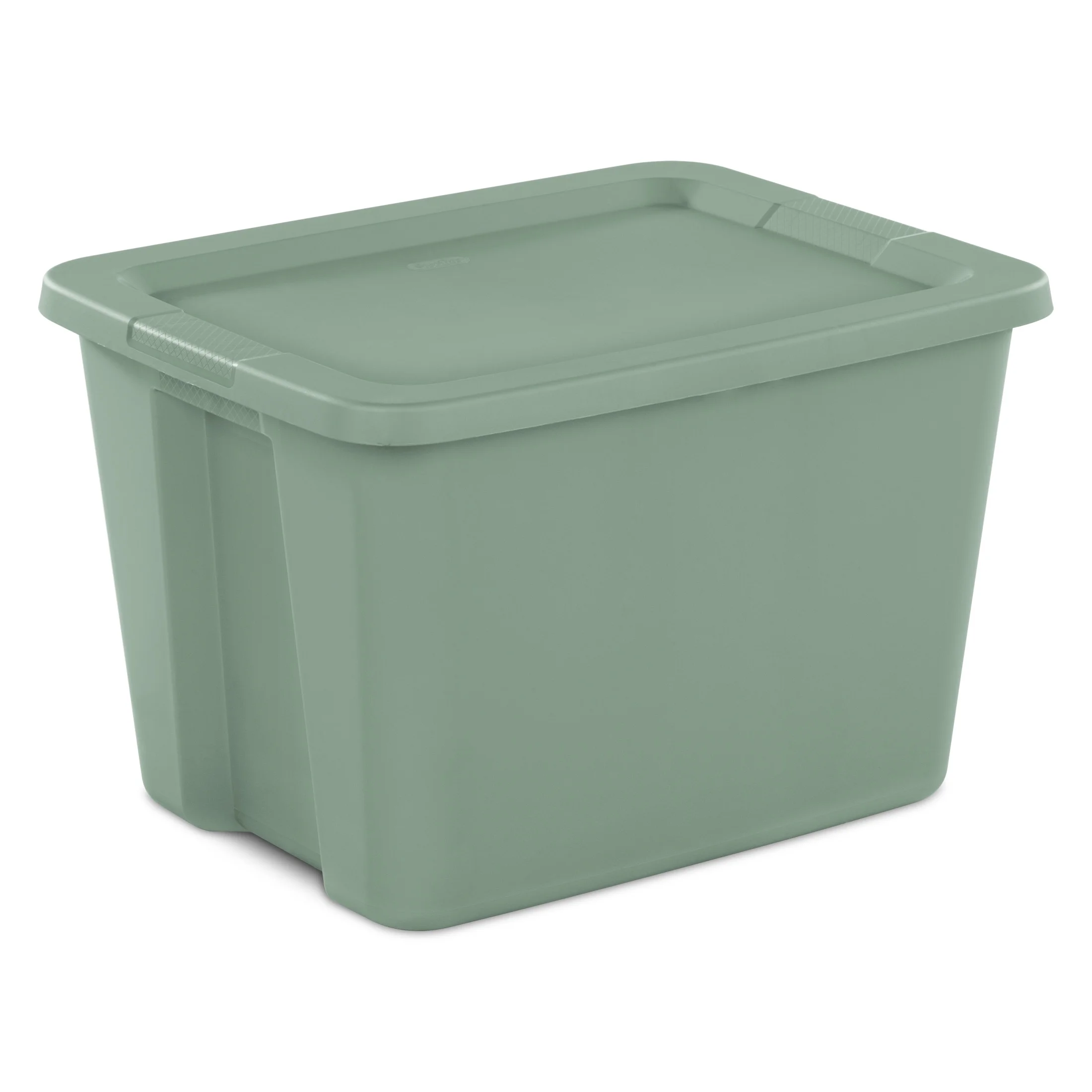 Sterilite 18 Gallon Tote Box Plastic, Gray, Set of 8