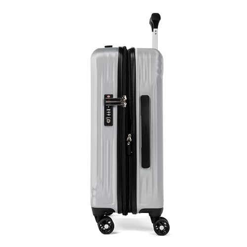 Travelpro Maxlite Air Hardside Expandable Carry on Luggage, 8 Spinner Wheels, Lightweight Hard Shell Polycarbonate Suitcase, Shadow Grey