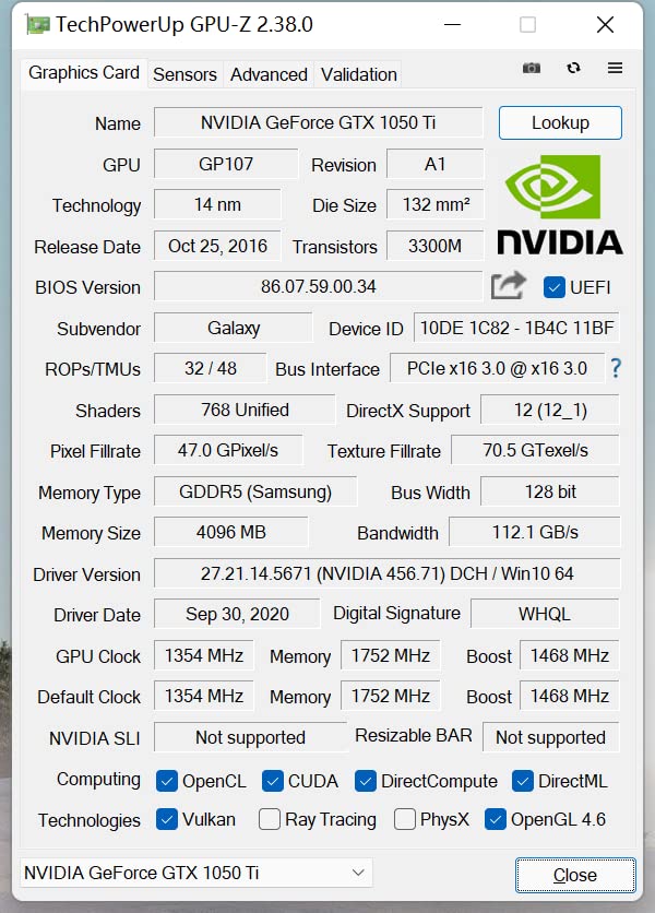 GTX 750 Ti 4GB Graphics Card GDDR5 Dual Slot 4HDMI Monitor Video Card 128-Bit PCIe Bus Powered