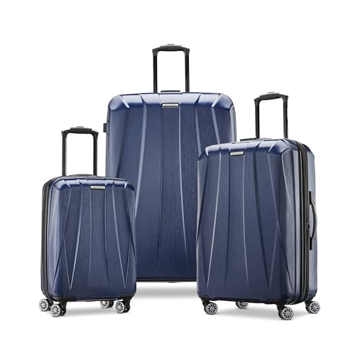 Samsonite Centric 2 Hardside Expandable Luggage with Spinner Wheels, Black, Carry-On 20-Inch