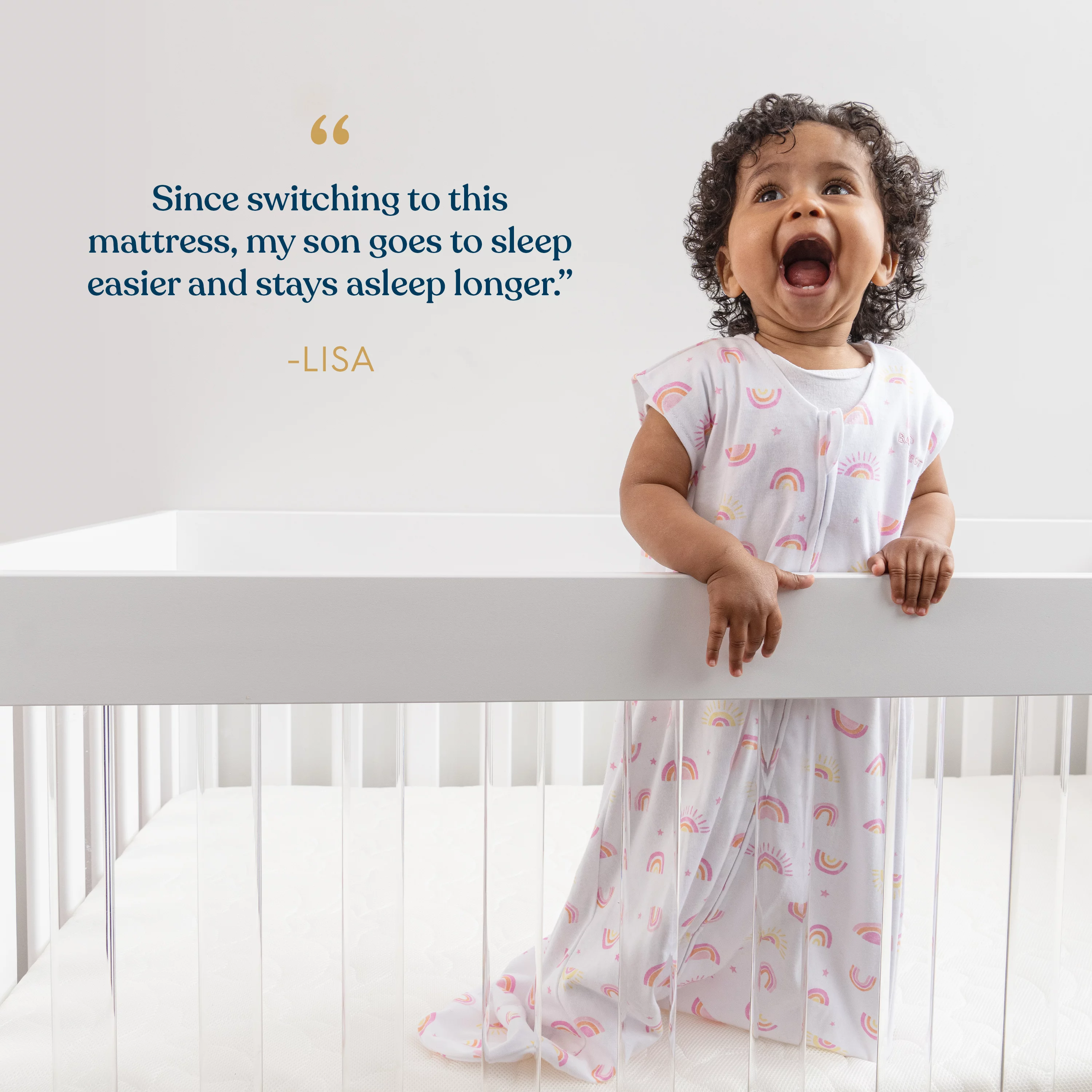 Halo® Dreamweave® Breathable Crib Mattress, Dual-Sided for Infant and Toddler Bed, Hypoallergenic, GREENGUARD Gold