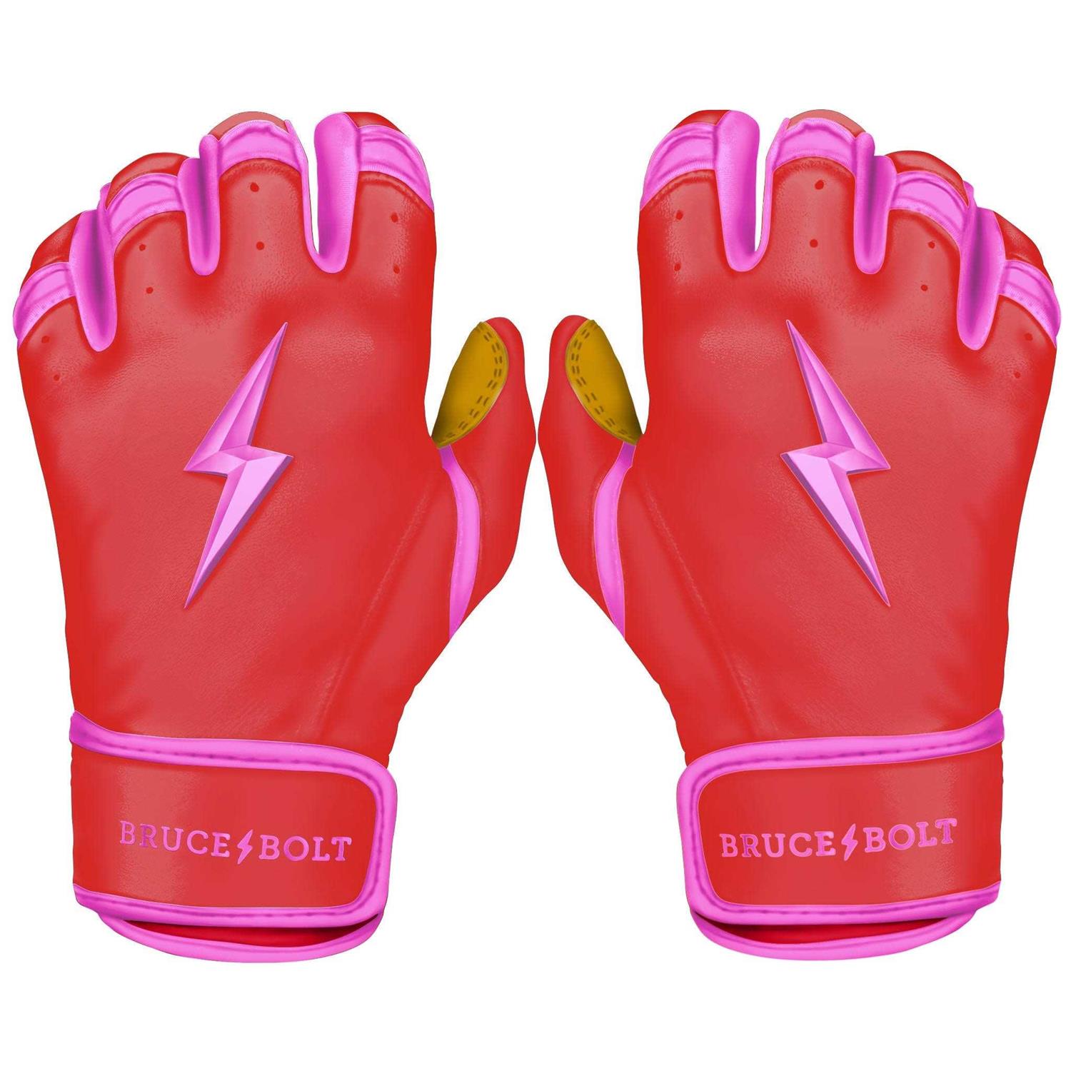 Bruce Bolt Batting Gloves Premium Pro Short Cuff - Sports Supplies Online Store