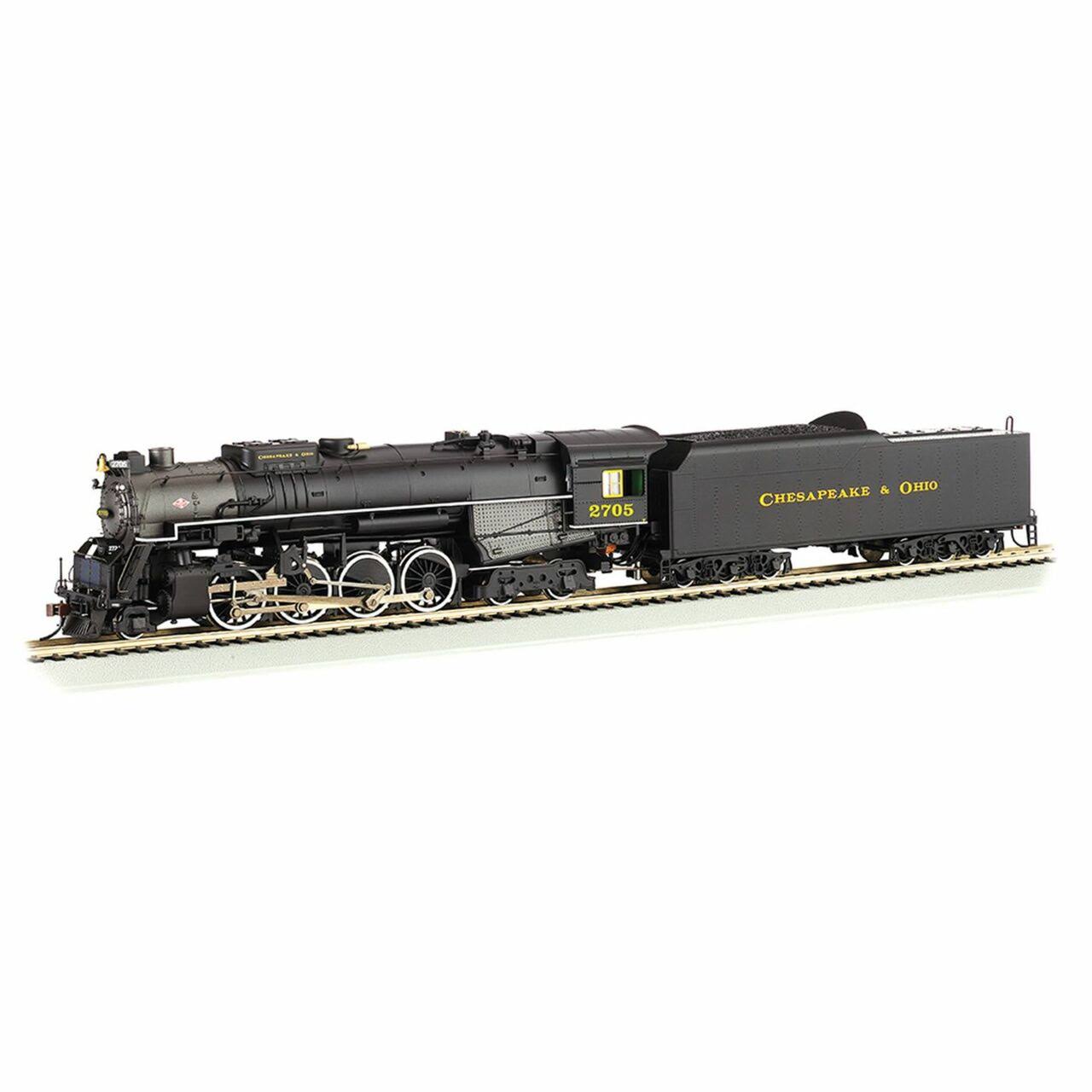 Bachmann 52405 2-8-4 Berkshire C&amp;O 2705 DCC/Sound, HO - Megean