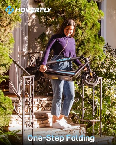 Hoverfly X3/X5 Electric Scooter for Adults, 18/25 Mile Range, 20Mph Top Speed, 500W Motor, 10'' Solid Tire