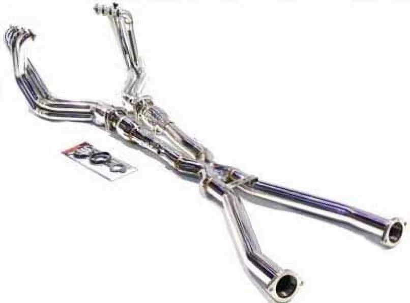 Stainless Steel Long Tube Header Fitment For 01 to 04 Chevy Corvette C5 Z06 LS1/6 5.7L By OBX-RS