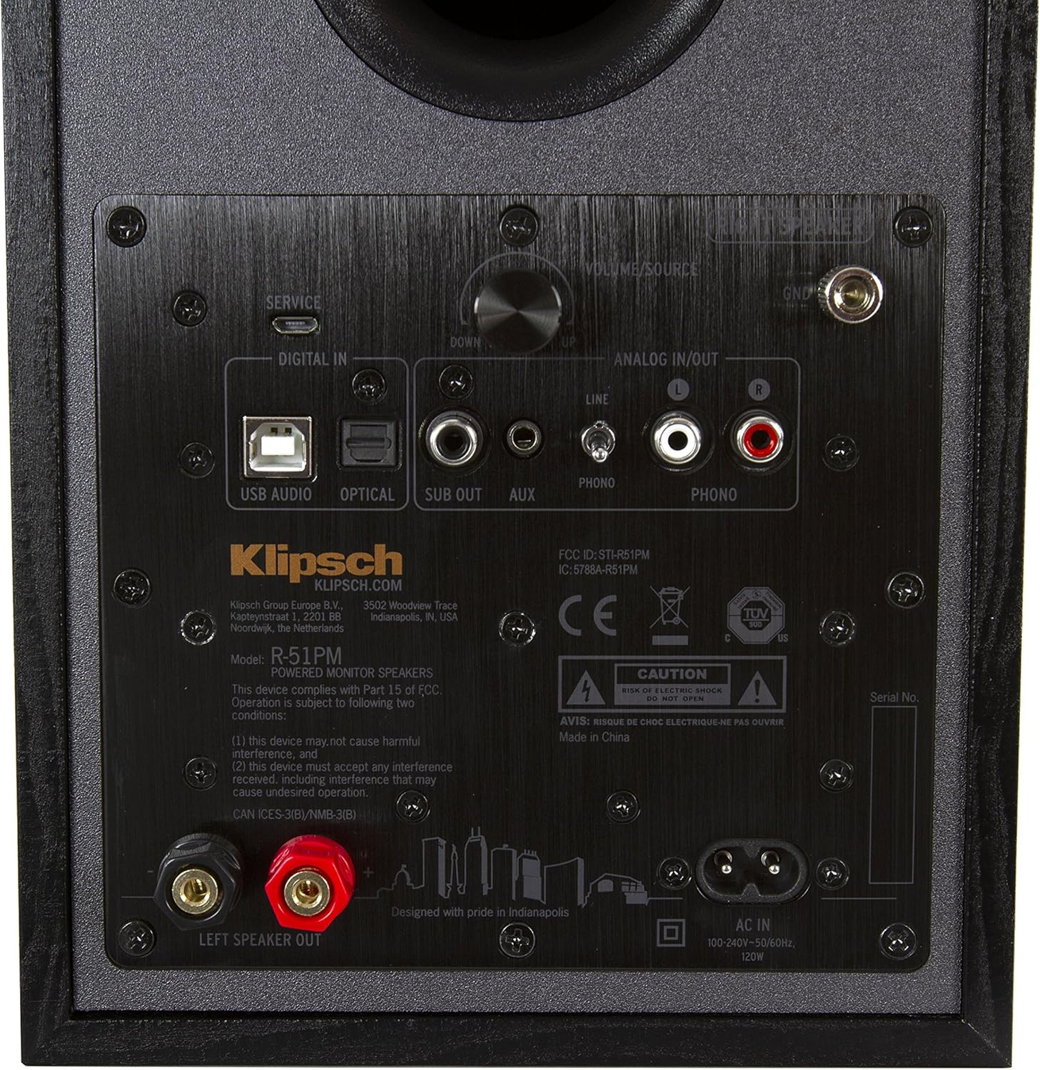 Klipsch R-51PM Powered Bluetooth Speaker (Renewed)