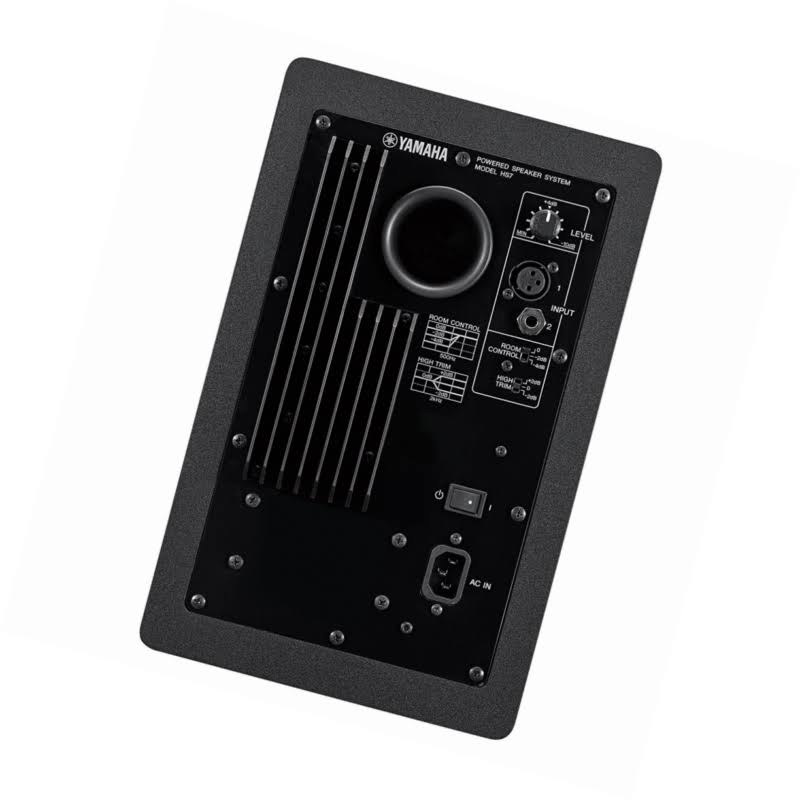 Yamaha HS7 2-Way Active Studio Monitor  with XLR Cables - Pair - Black