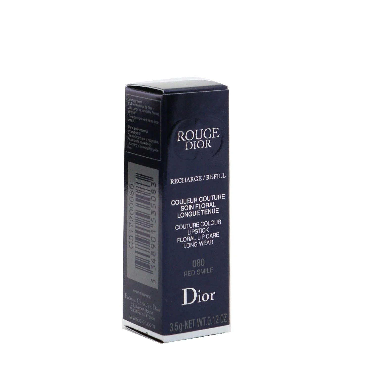 Christian Dior Rouge Dior Couture Colour Refillable Lipstick Refill - # 663 Desir (Satin)  3.5g/0.12oz