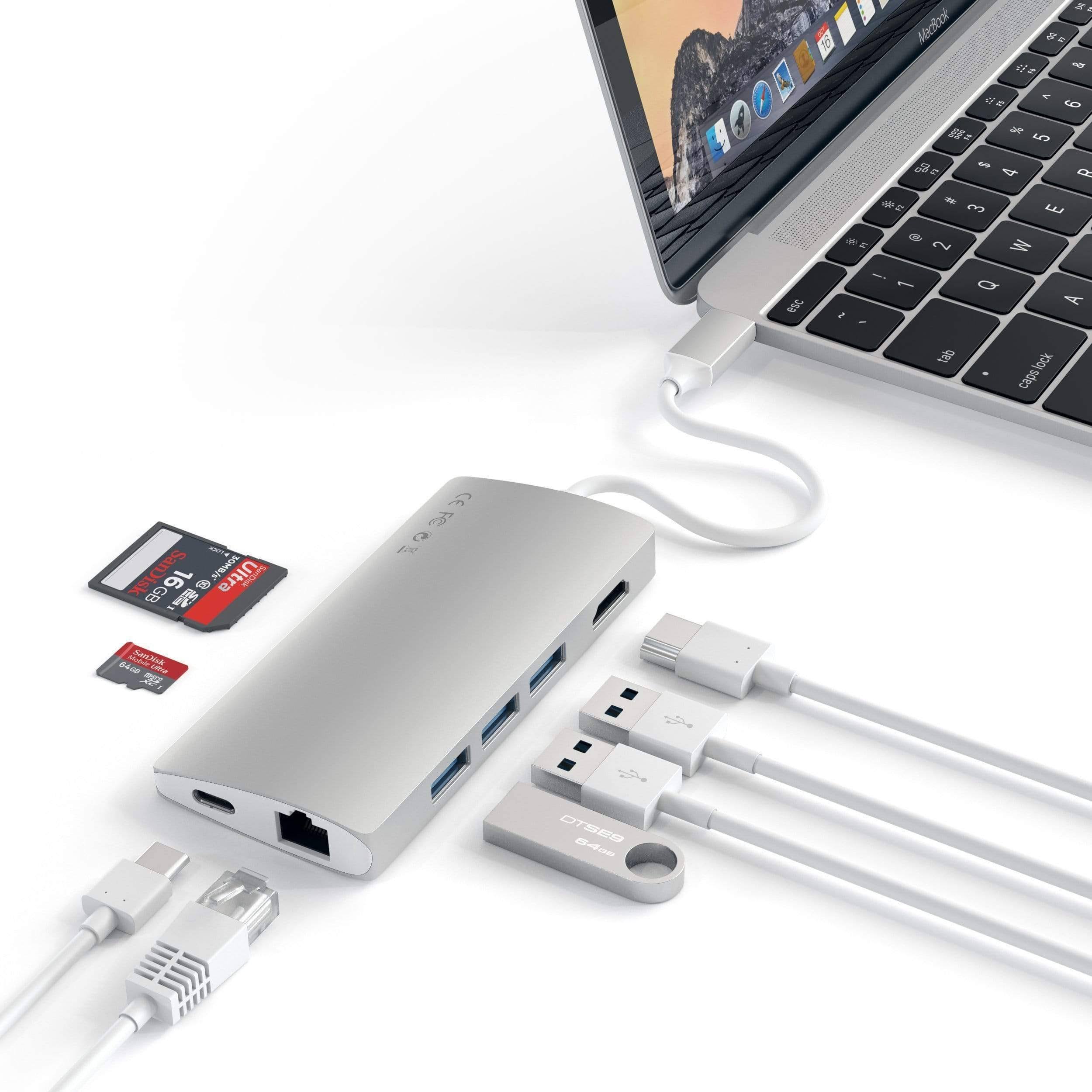 Satechi Aluminum Multi-Port Adapter V2 - Dock