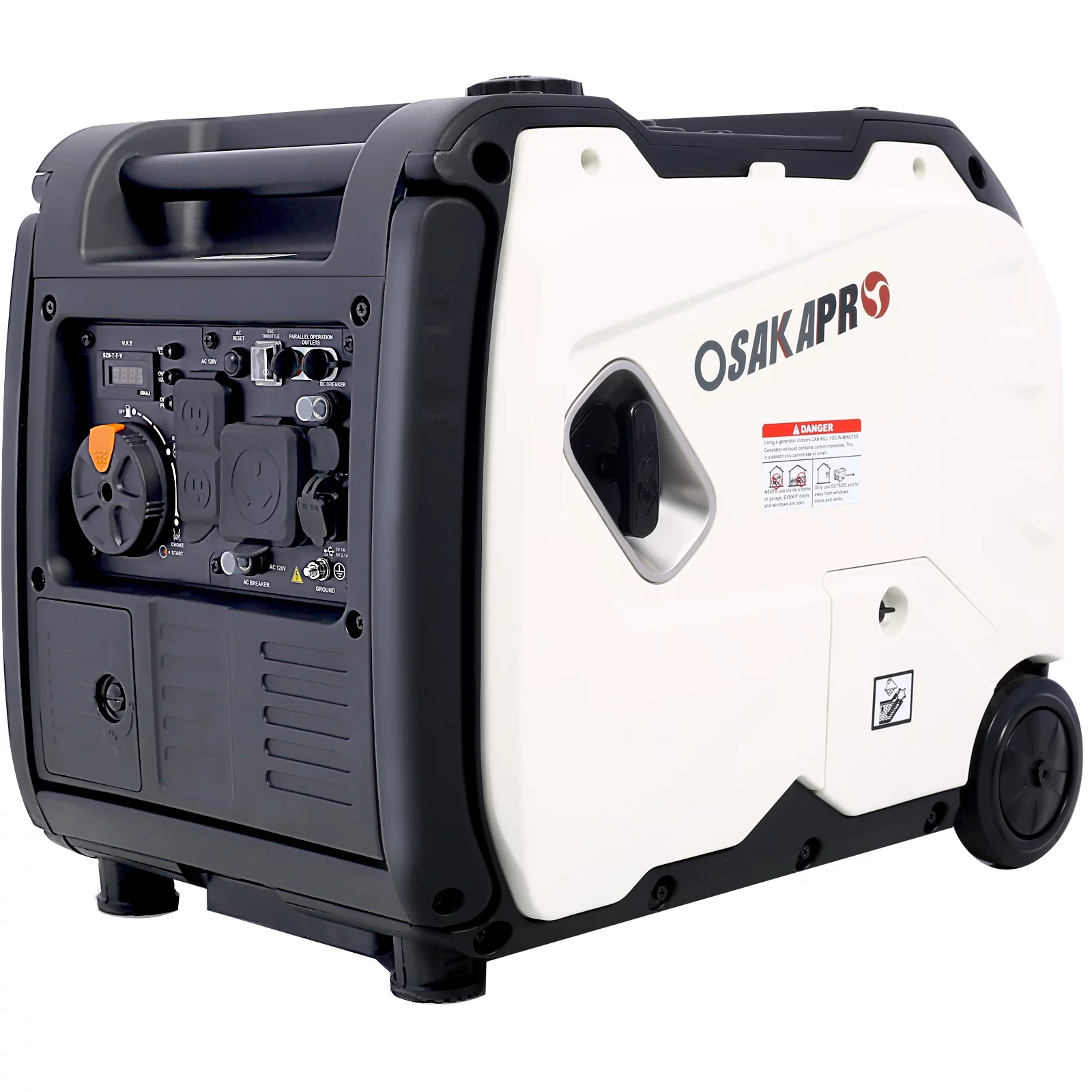 OSAK APR 6.03HP Inverter Generators portable gas powered,Generators for home use,White