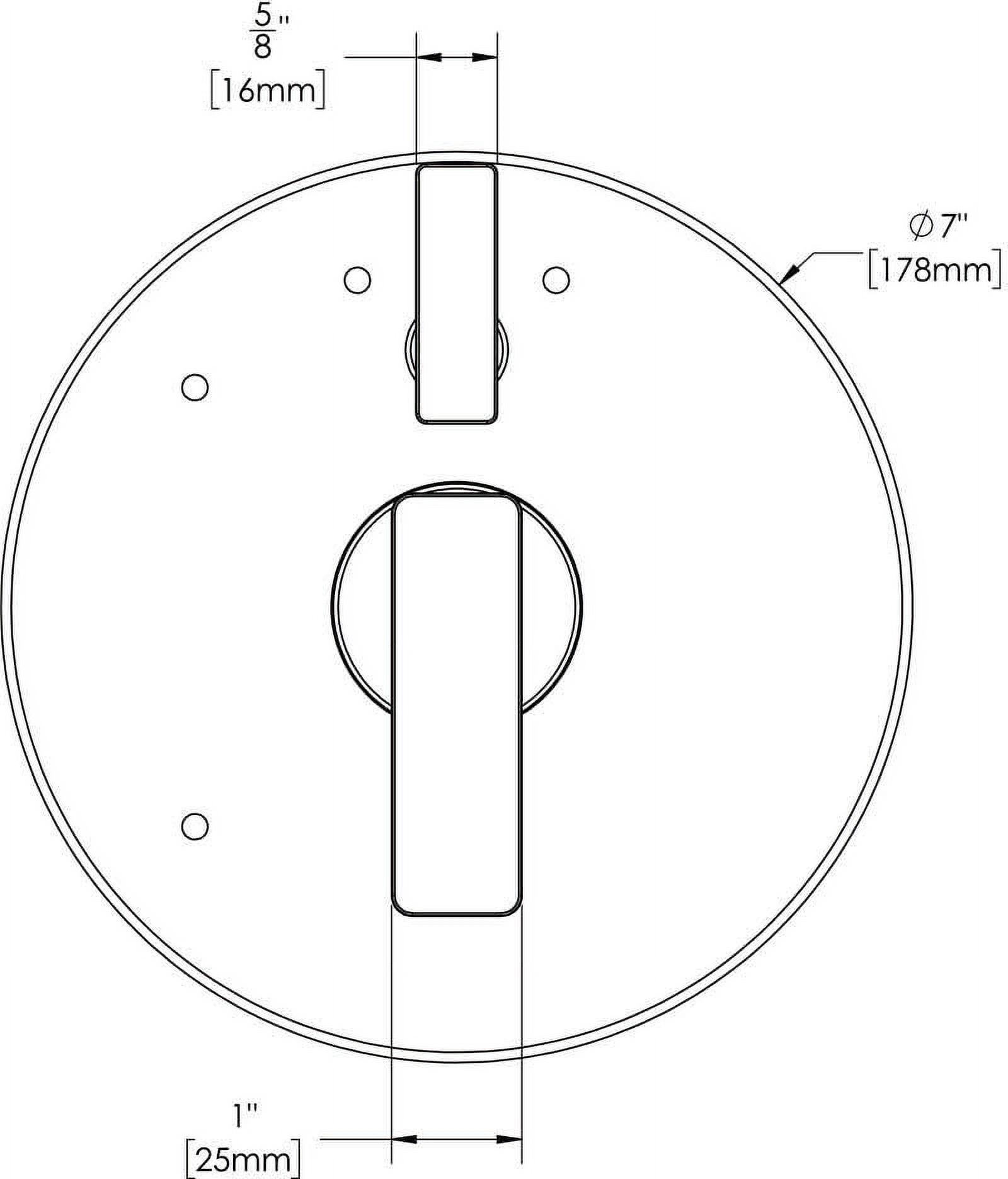 Speakman CPT-27400 Chrome Vector Diverter Shower Valve Trim Kit in Polished