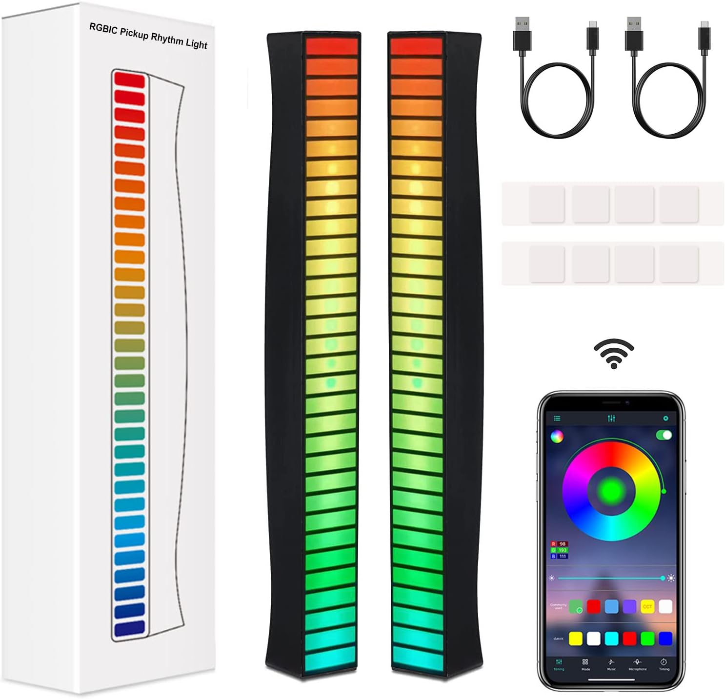 Smart LED Light Bar,RGB Gaming Lights Ambient Lighting,TV Backlights LED Play Light Bars with Music Sync