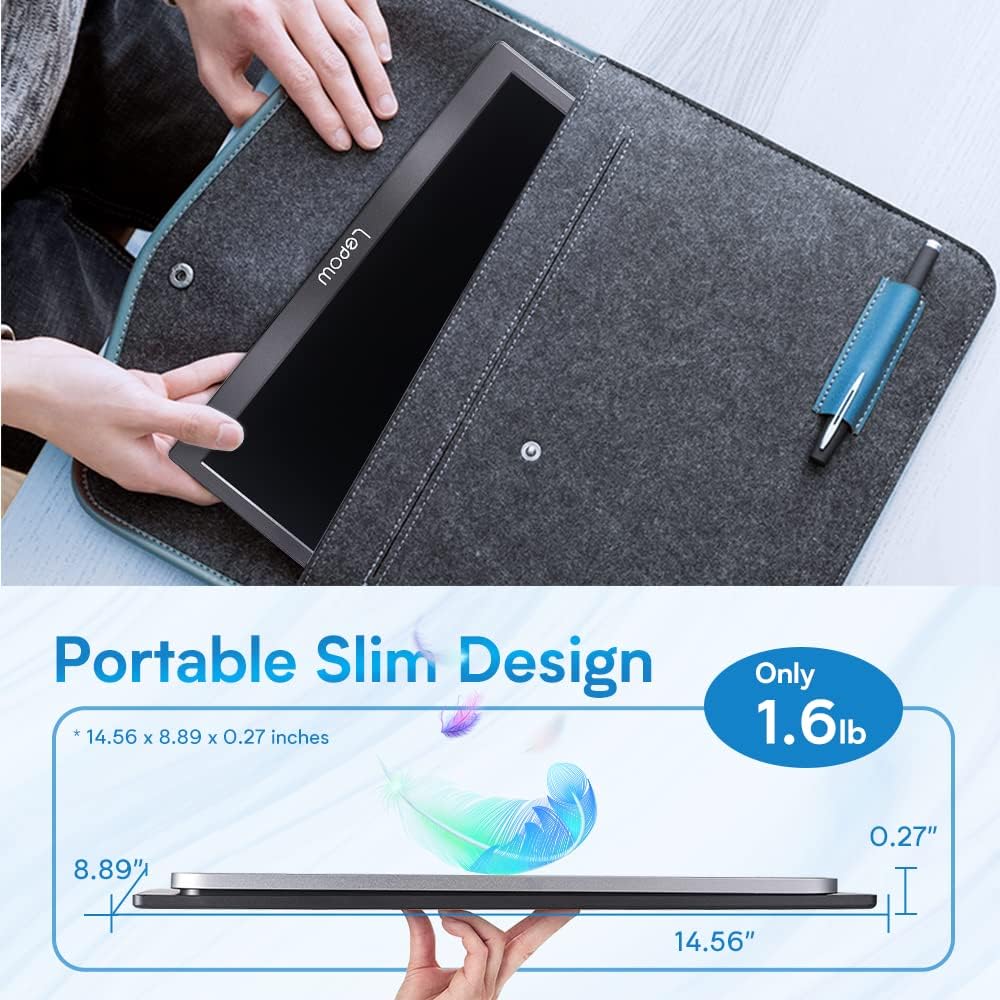 Portable Monitor, 2022 Lepow C2S Computer Monitor