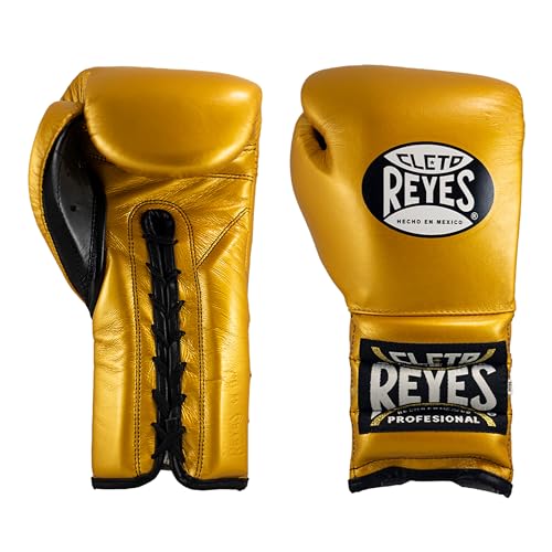 CLETO REYES Traditional Professional Boxing Gloves with Laces for Training, Sparring and Heavy Punching Bags for Men and Women, MMA, Kickboxing