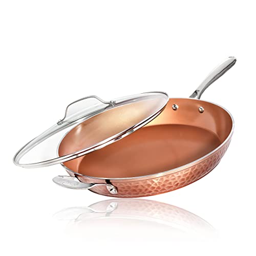Gotham Steel Hammered Collection Pots, Pans and Frying Pan Set