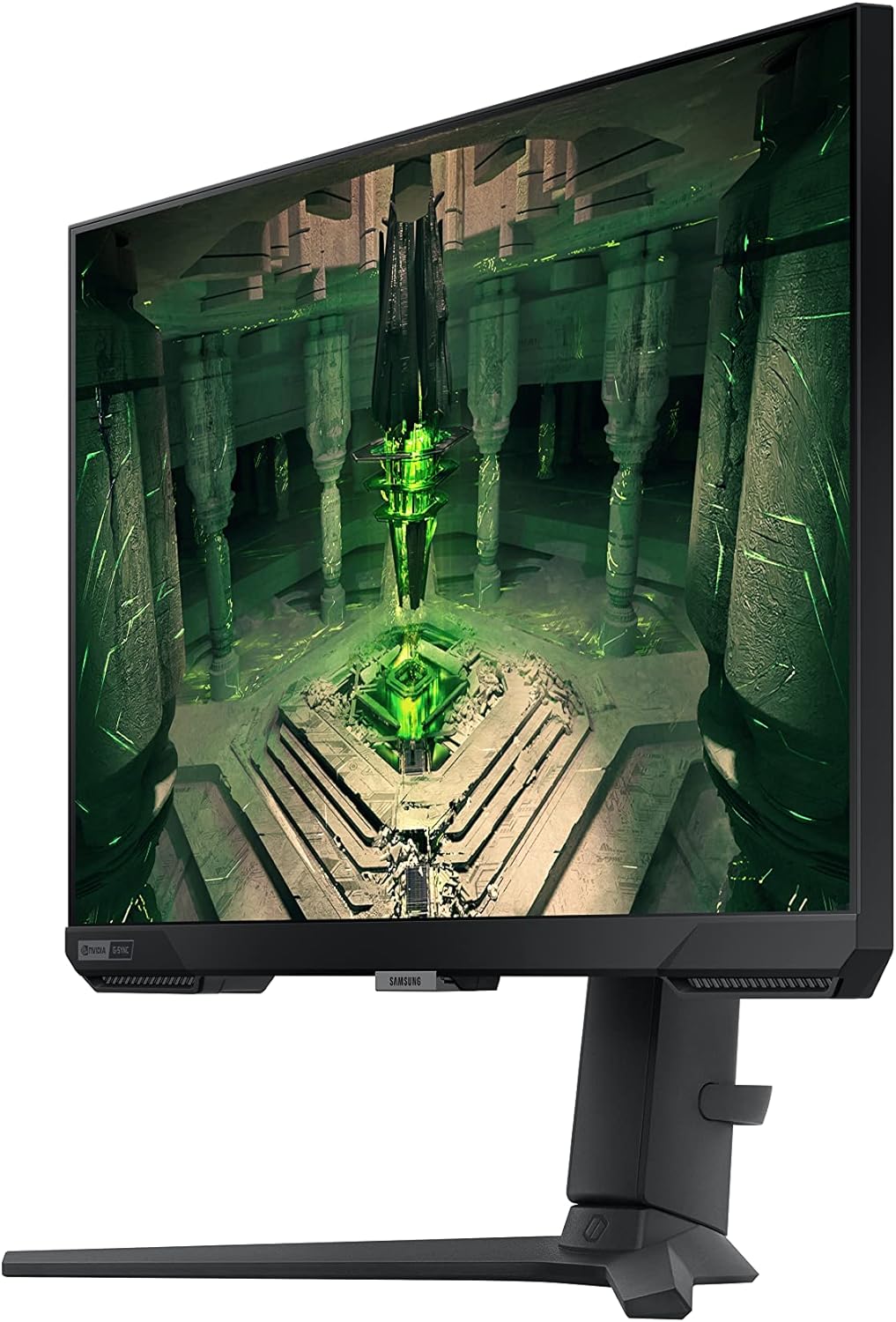 SAMSUNG 25" Odyssey G4 Series FHD Gaming Monitor, IPS, 240Hz, 1ms, G-Sync Compatible, AMD FreeSync Premium, HDR10, Ultrawide Game View, DisplayPort