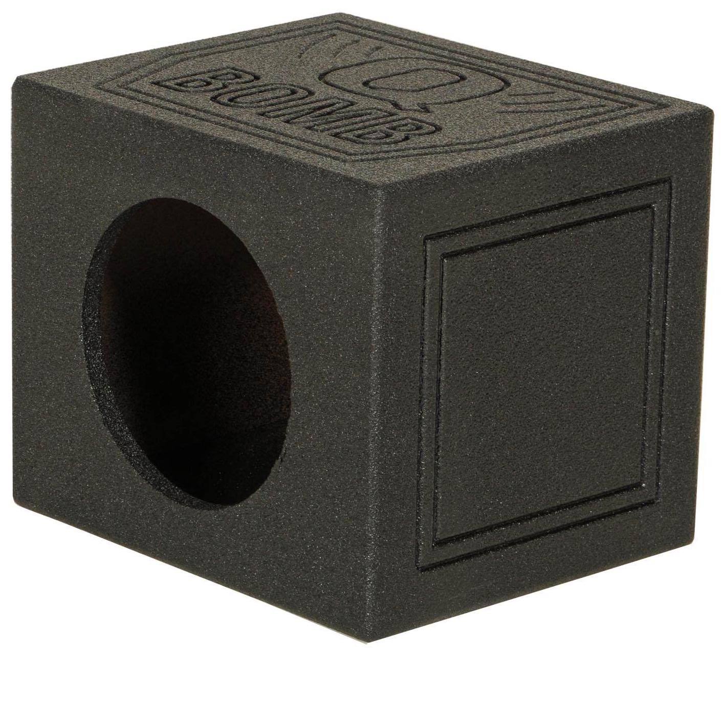Q-Power Qbomb 10x22 Sealed Car Subwoofer SUB Box Enclosure | QBOMB10S Single