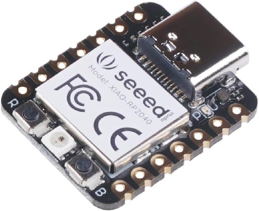Seeed Studio XIAO RP2040 Microcontroller, with Dual-Core ARM Cortex M0+ Processor, Supports Arduino